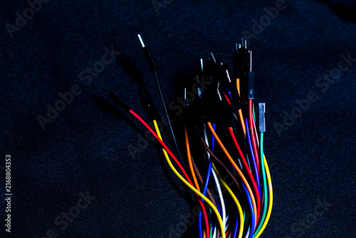 multi colored wires