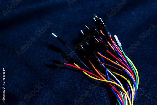 multi colored wires