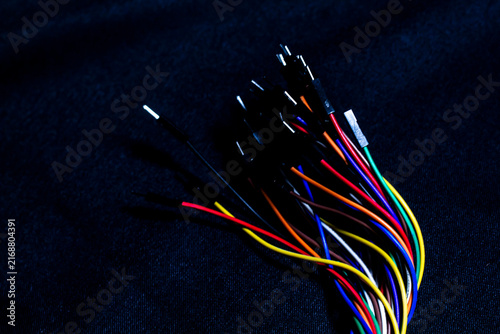 multi colored wires