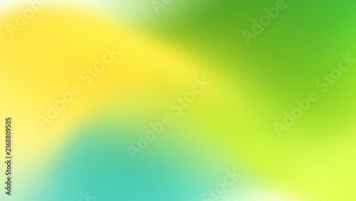 Canvastavla Abstract luxury glassmorphism background with blurred colorful aura gradient waves in vibrant yellow green and mint blue grainy holographic frosted glass texture