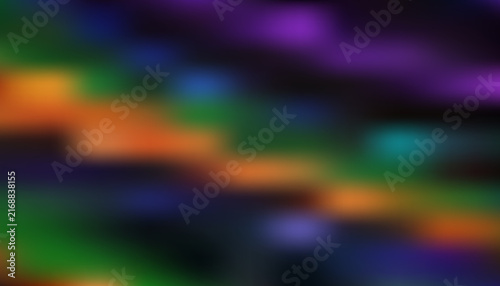 Canvas Print Abstract blurred background with a rich blend of warm and cool colors creating a