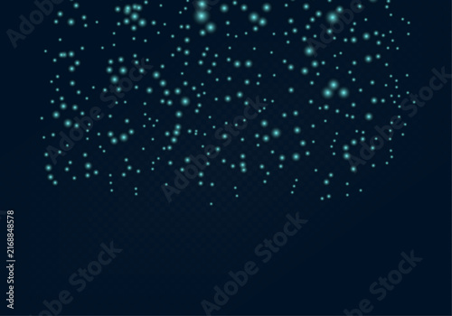 Dark Blue and Purple Glowing Particles Background