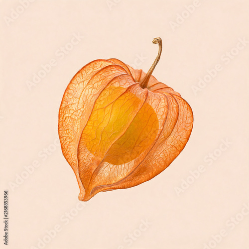 Realistic appetizing fruit photographed on a pastel colored background, isolated fresh food image with clean styling, soft light, and juicy natural texture