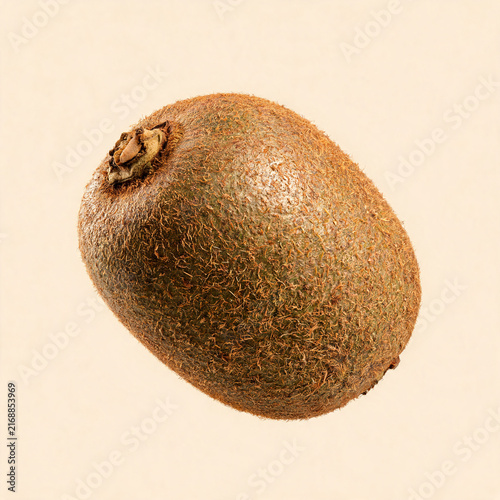 Realistic appetizing fruit photographed on a pastel colored background, isolated fresh food image with clean styling, soft light, and juicy natural texture
