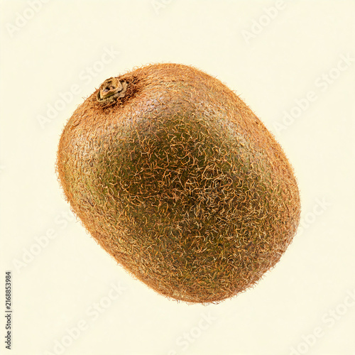 Realistic appetizing fruit photographed on a pastel colored background, isolated fresh food image with clean styling, soft light, and juicy natural texture