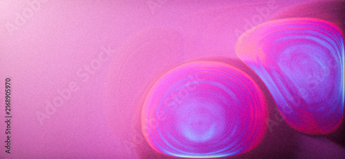 Abstract Blue Glowing Circular Forms on Soft Gradient Background