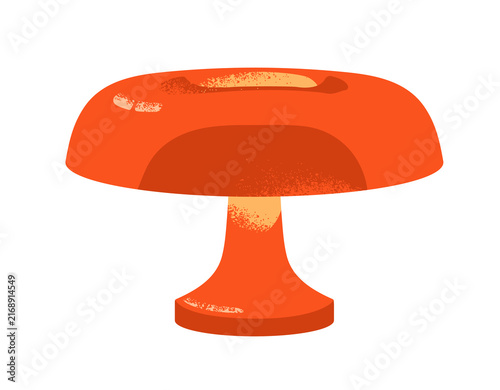 Donut mushroom lamp for bedside, table. Cozy accent night light decor in mode...