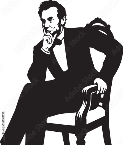 Historic statesman in formal attire deep in thought during pivotal leadership moment