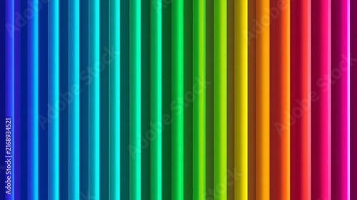 Vibrant Rainbow Gradient Vertical Lines Abstract Background