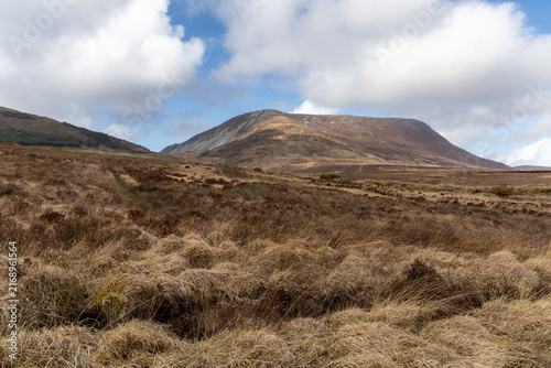Peaceful wilderness valley in Glenveagh National Park in County Donegal, Ireland