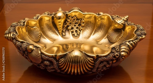 golden christmas ornament
