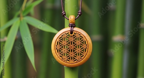 close up of a green chinese lantern