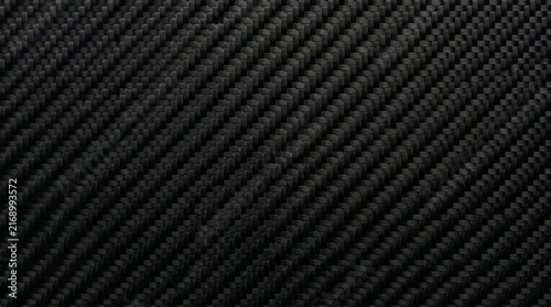 Black Carbon Fiber Texture Background