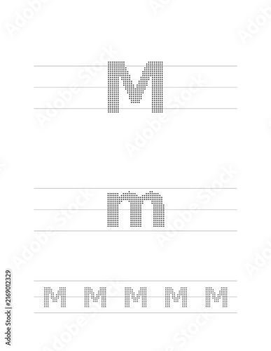 Alphabet Tracing Practice Worksheet for Kids