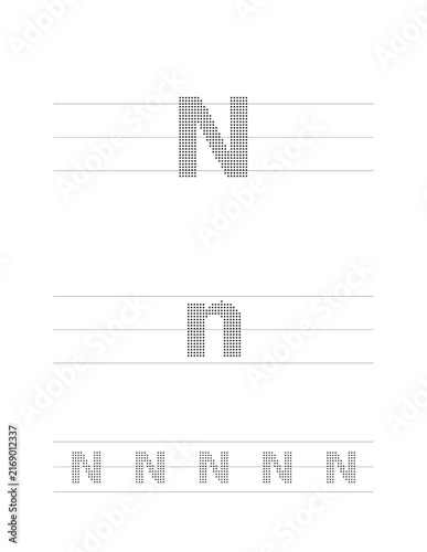 Alphabet Tracing Practice Worksheet for Kids
