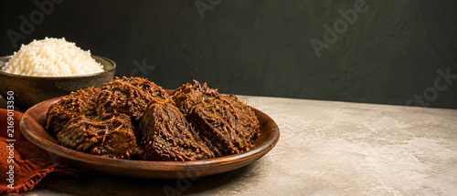 Indonesian Beef Rendang Slow Cooked Coconut Spice Beef