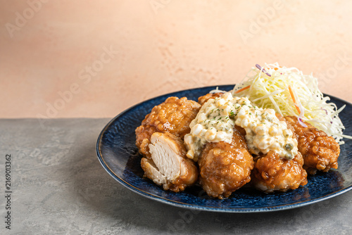 Japanese Chicken Nanban Fried Chicken with Tartar Sauce