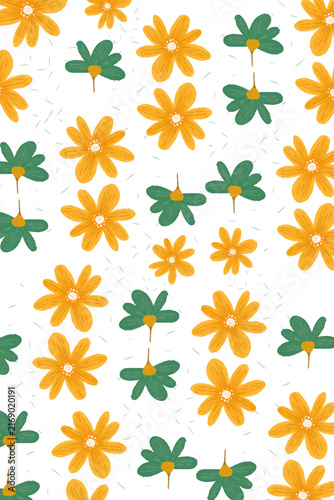 Cute floral pattern, seamless pattern, allure pattern, wallpaper design for fashion, textile, background.