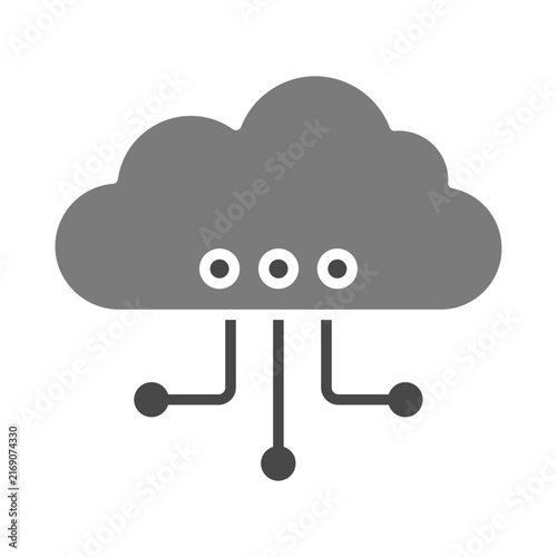 Cloud computing Icon