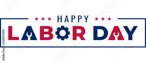 Happy labor day graphic design