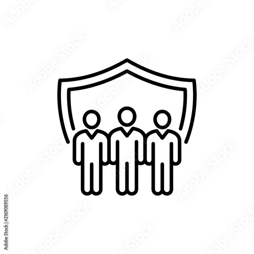 Work safety icon set. Collection of personal protective equipment, occupational hazard, emergency response and workplace protection line icon vector illustration