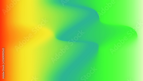 Abstract Vibrant Multicolor Blurred Gradient Background with yellow and green color
