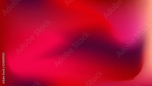 Abstract Red and Pink Blurred Gradient Background with Dark Purple Soft Glow