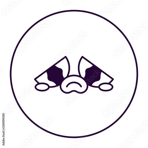Blue emoji character crying with teardrops and sad mouth expression
