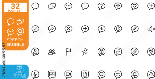 Editable line Vector illustration icon set. Editable stroke. Vector illustration on transparent background.
