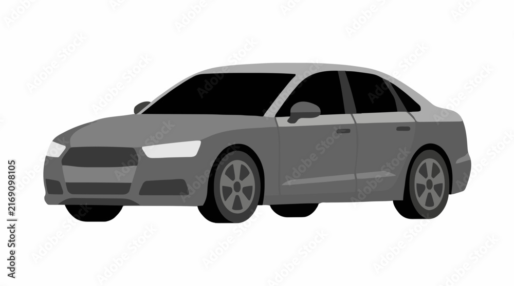 Fototapeta premium car isolated on white