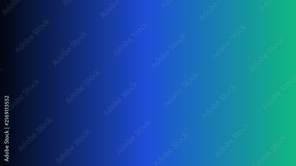 Obraz premium Deep Space Royal Blue and Aurora Green Glowing Gradient Background