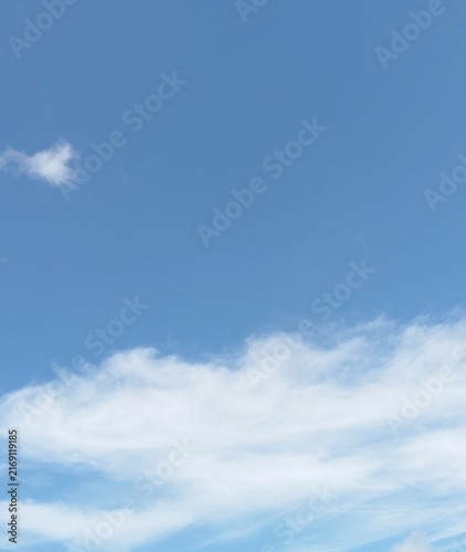 blue sky with clouds