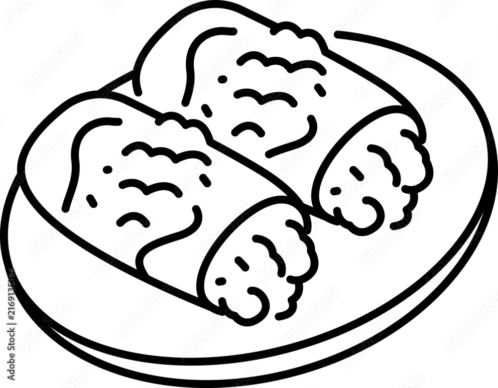 Obraz premium Enchiladas Illustrations