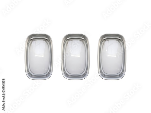 Three minimalist glass containers arranged in a row against a white background