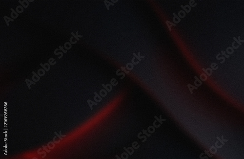 Red light trail in dark space