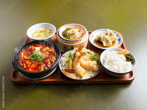 本格中華のランチプレート