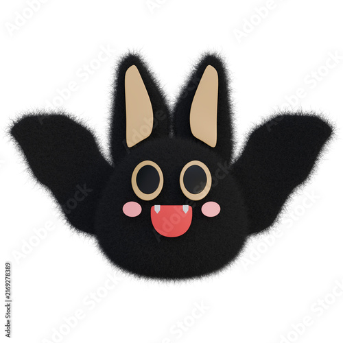 3D Cute Halloween Bat