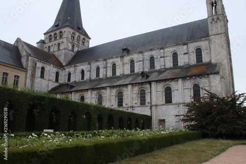 Принти на полотні romanesque church at the saint-georges abbey in saint-martin-de-boscherville in