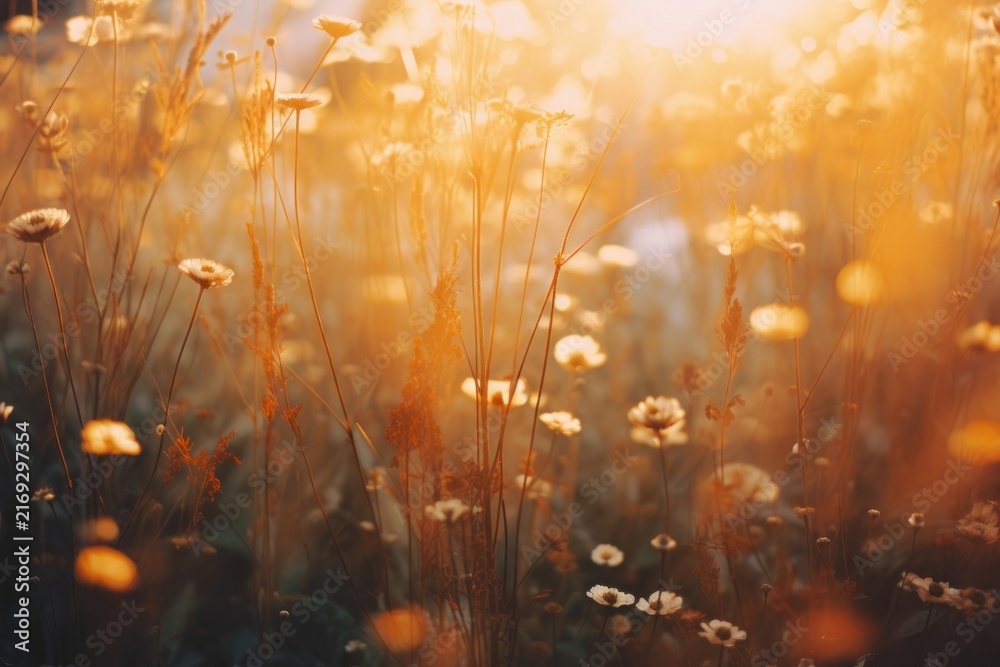 Naklejka premium Meadow by farm light leaks backgrounds sunlight outdoors.
