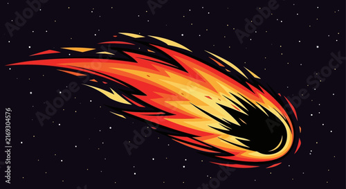 Dynamic and stylized vector illustration featuring abstract geometric shapes, vibrant colors, and flowing lines for professional graphic design and creative media projects.