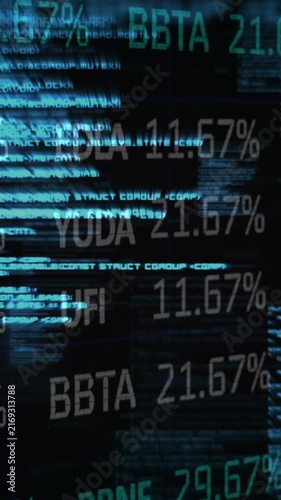 Stock market data processing against data processing