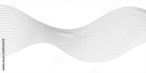 Abstract wavy lines graphic design illustration