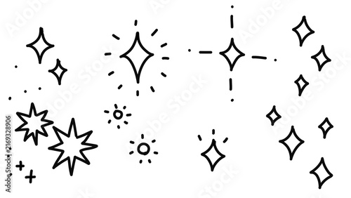 キラキラ星素材セット