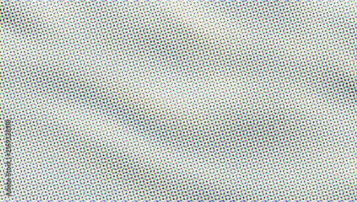 Subtle gray metallic mesh texture, abstract perforated metal surface, industrial background, modern design element, seamless pattern. Vibrant halftone gradient background