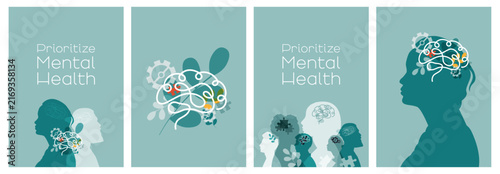 Prioritize Mental Health card set.