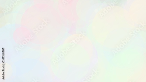 Dreamy Pastel Overlapping Circles Abstract Background