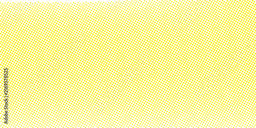 Cuadro en lienzo Yellow orange halftone pattern