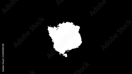High quality beautiful black ink drops spreading from left to right, turbulent flowing swirls and paint stains expanding, abstract grunge transition, organic black background, 4k video