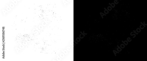 Konstfotografi Grunge dust texture overlay, vintage noise and scratch background, distressed bl