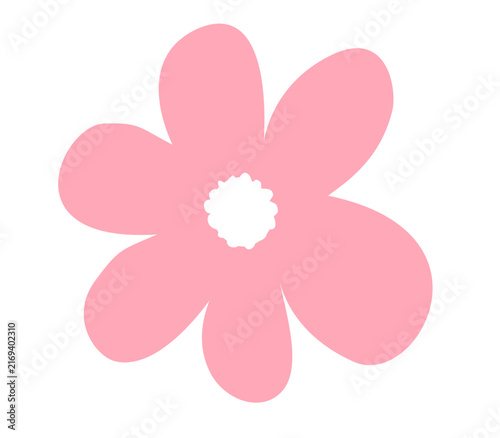 pink flower vector